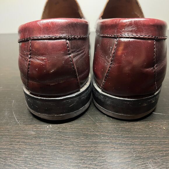 G.H. Bass & Co. Weejuns 731 Heritage Mens 12D Wine Penny Loafers main image 4